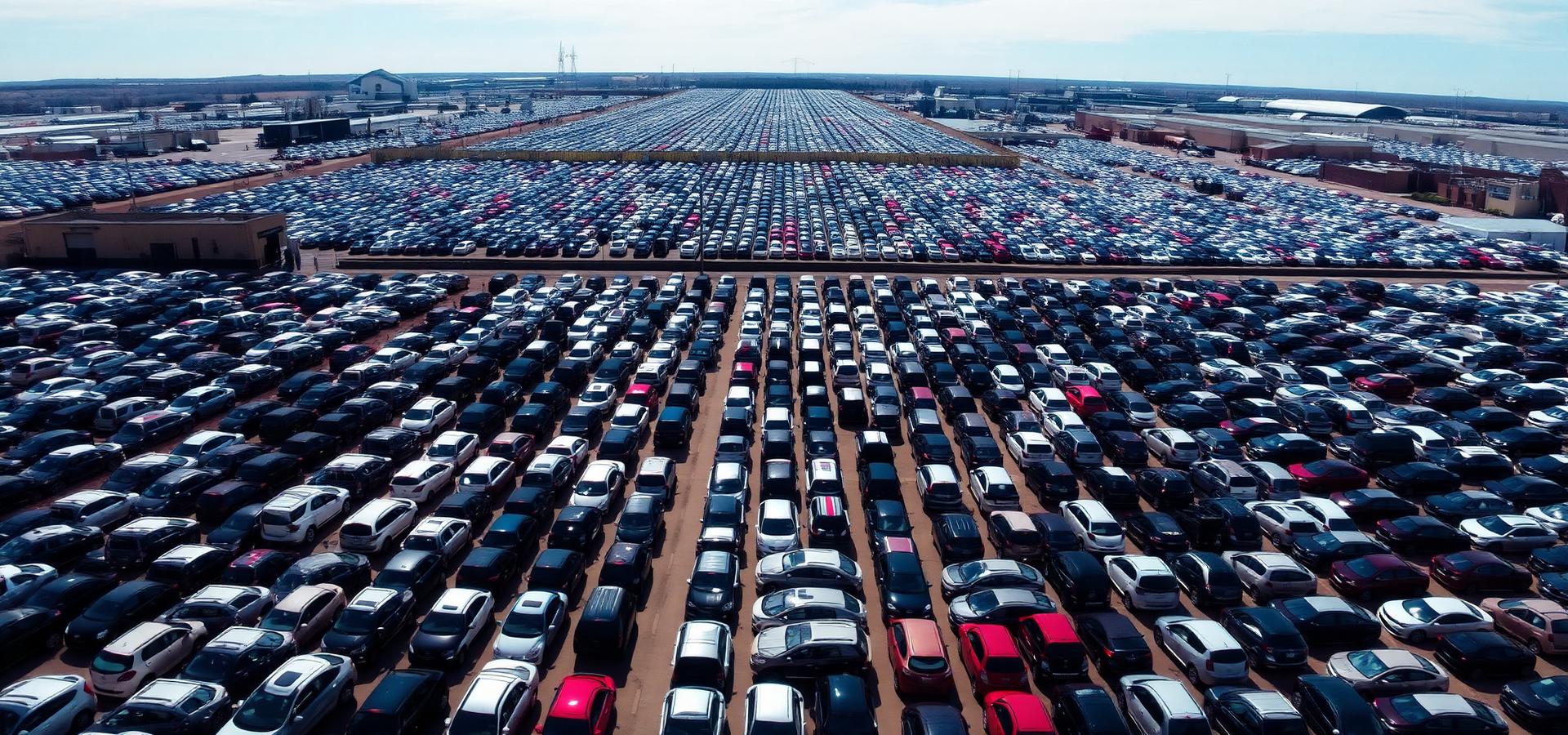 Telbob auction lot with thousands of vehicles